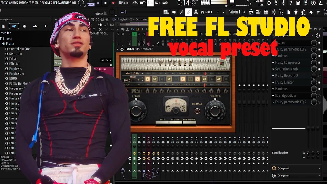 LA MEJOR CADENA DE VOCES CON PLUGINS NATIVOS DE FL STUDIO