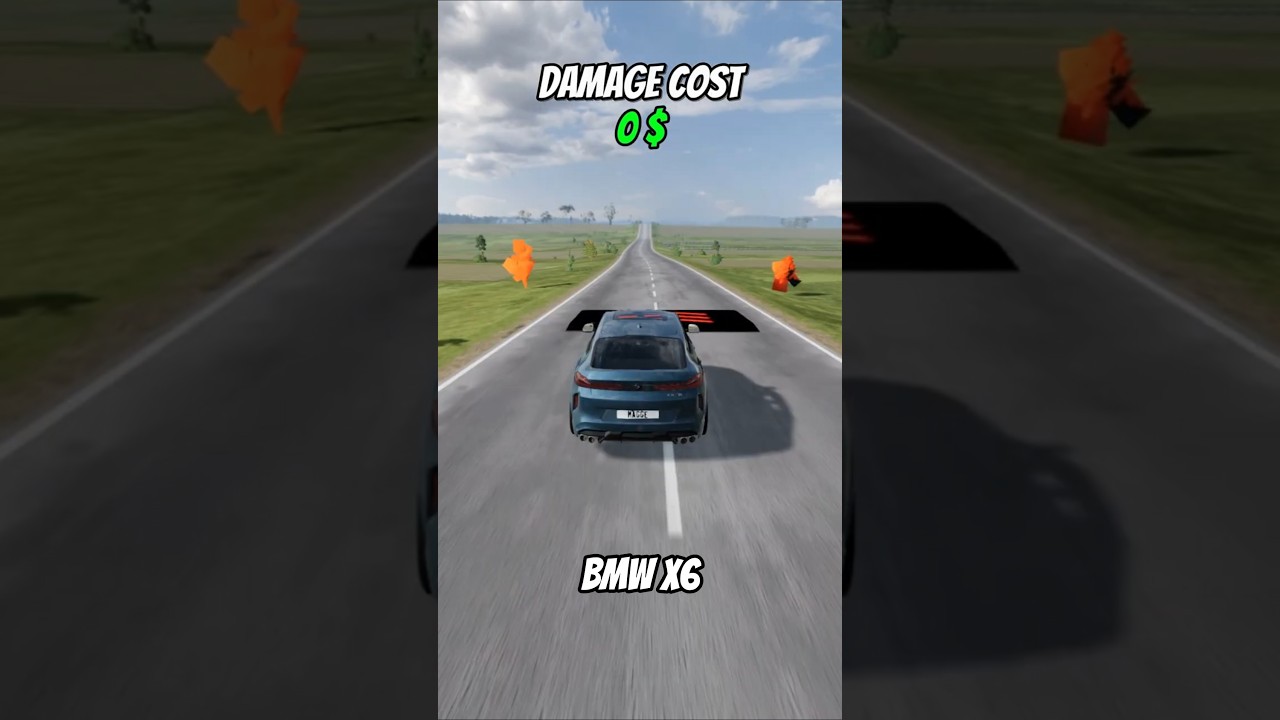 600 MPH Acceleration: Which Car Takes the Least Damage? 🔥 #beamngdrive #foryou