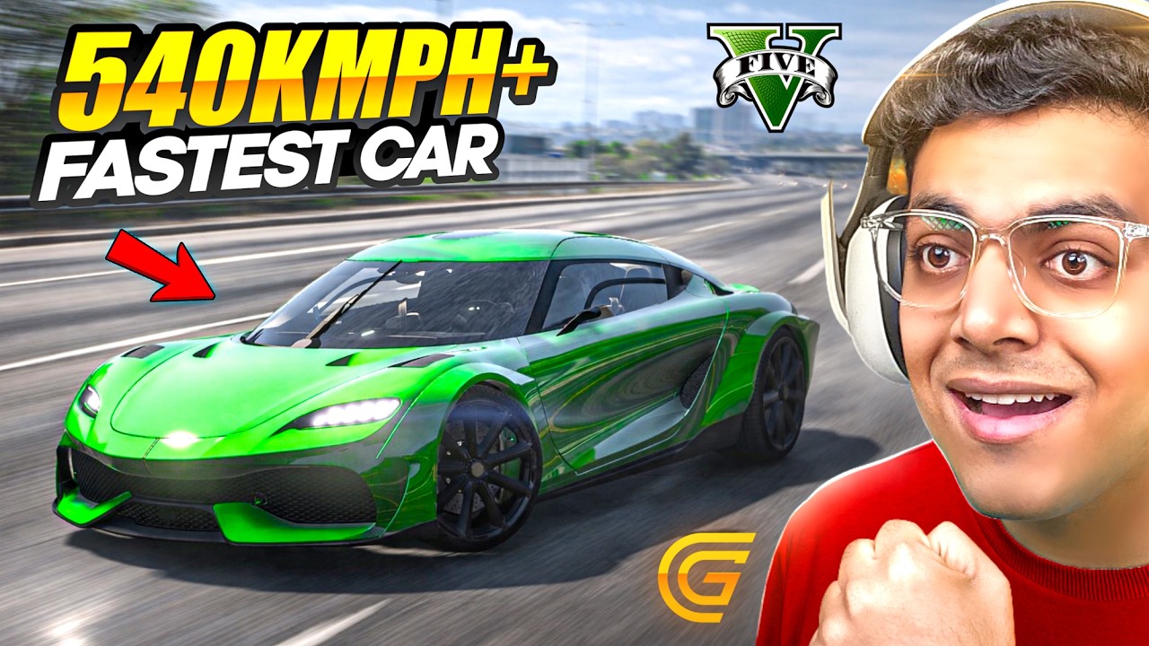 I Found The Fastest Car in GTA 5 RP? | 540KMPH+😱 | Upgrading New Supercars I Won From Battlepass 🔥