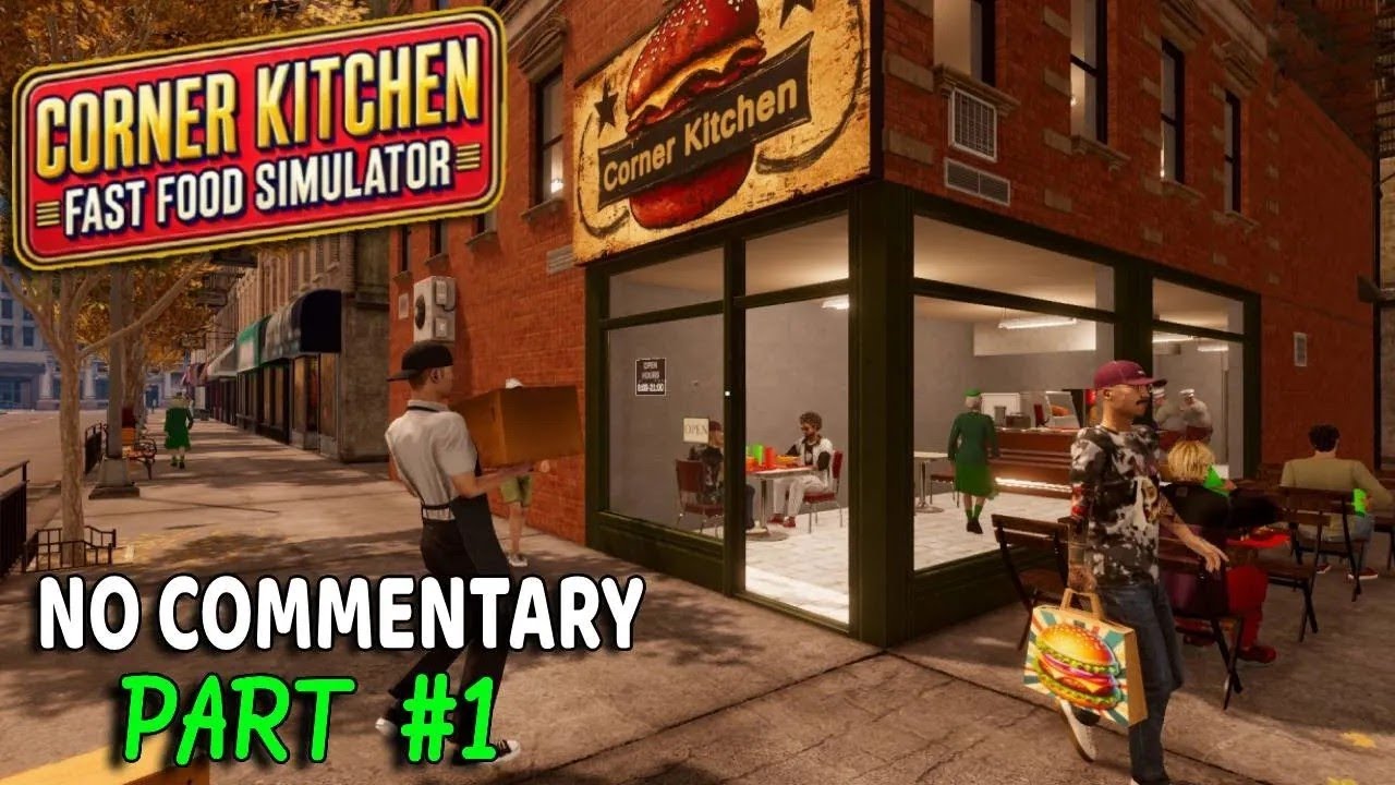 I OPENED MY OWN FAST FOOD RESTAURANT/Corner Kitchen Fast Food Simulator 😀