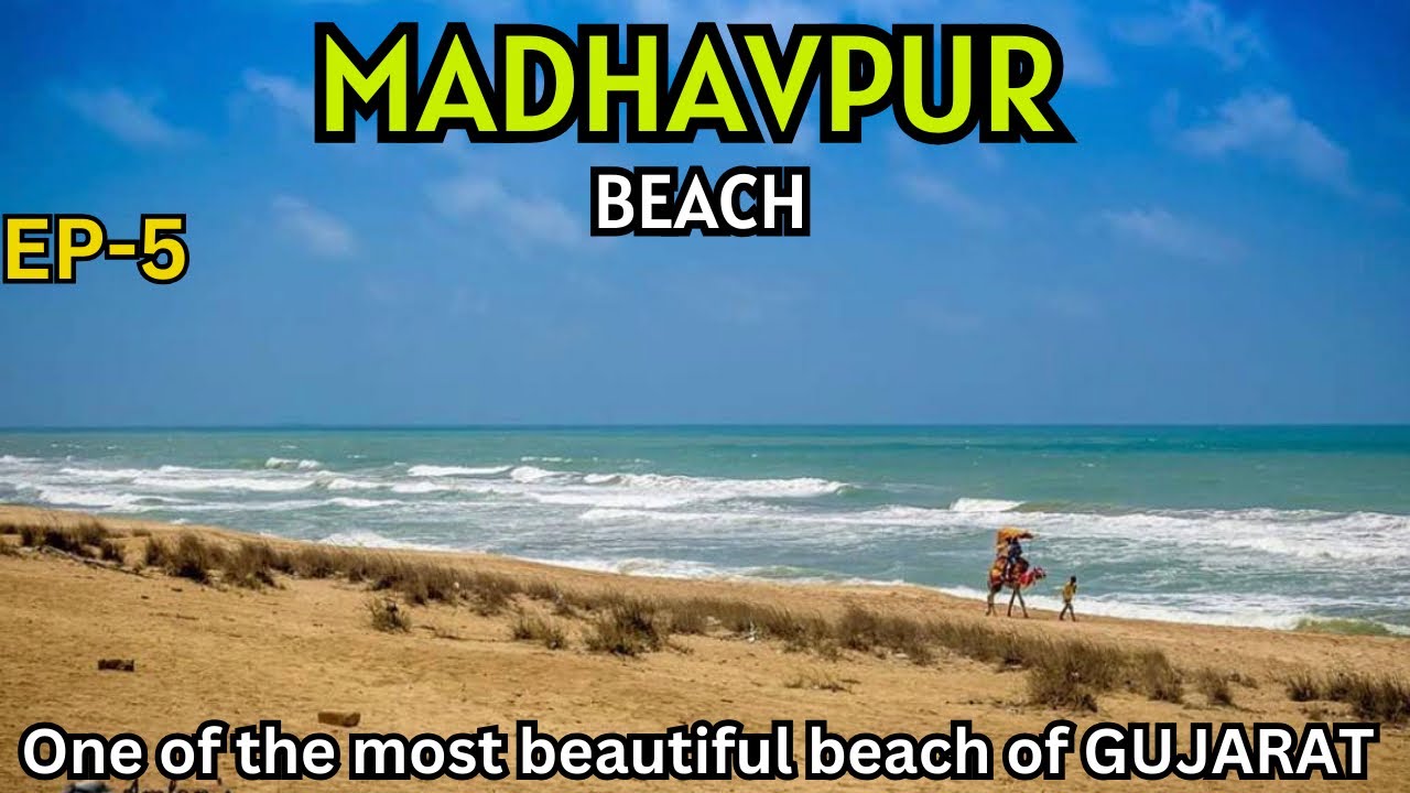 One of the Most Beautiful Beach of Gujarat | Madhavpur Beach |EP-5|Somnath to Dwarka.