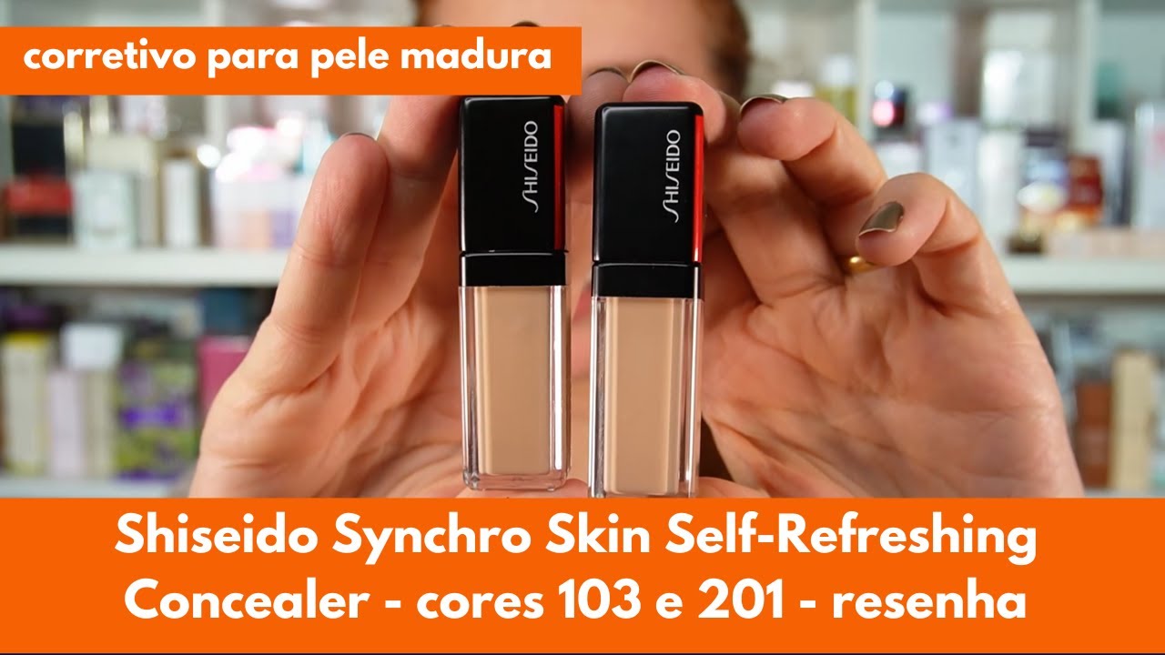 Shiseido Synchro Skin Self Refreshing Concealer resenha - corretivo da  Shiseido para pele madura