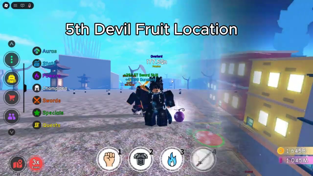 Anime Fighting Simulator: Endless All Devil Fruit Locations