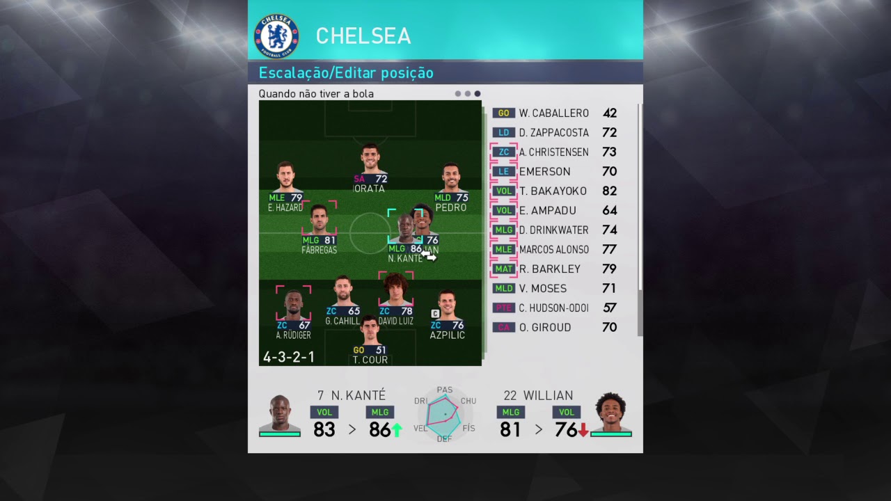 PES 2018 - TATICA PARA JOGAR CONTRA UM ADVERSARIO MELHOR