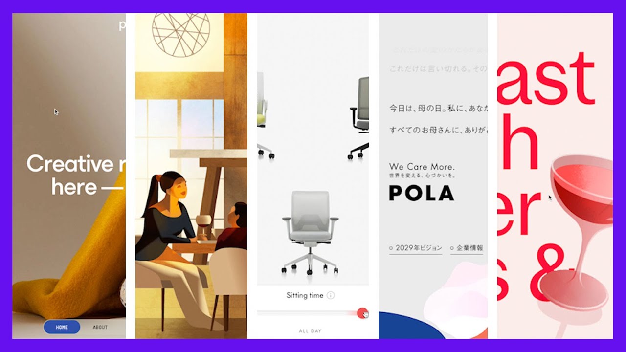5 AMAZING WEBSITES (and who designed them)
