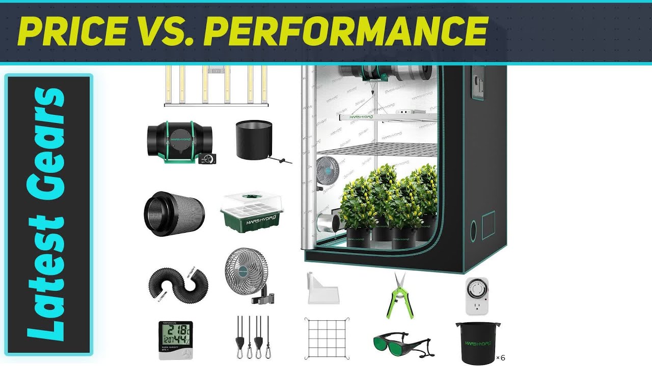 MARS HYDRO 4x4 Smart Grow Tent Kit Complete 480W FC-E4800 LED Grow Light Review