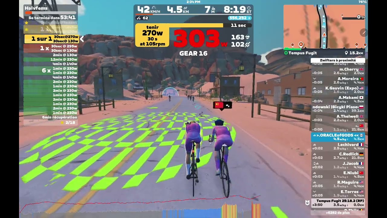 ZWIFT #121 BUILD ME UP HALVFEMS