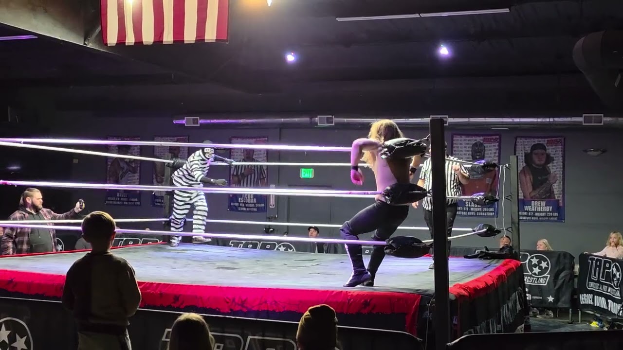 Braxton Powers vs  Leo Frost vs Convict @TennesseeAllProWrestling