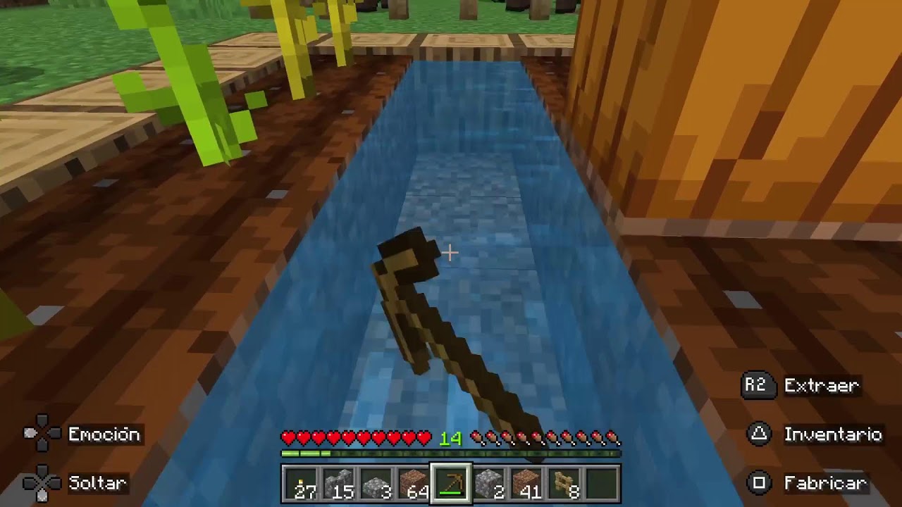 Mi CASA en la PLAYA está casi TERMINADA 🌊🏡 Parte 13 #minecraft #minecraftshorts #playstation #play