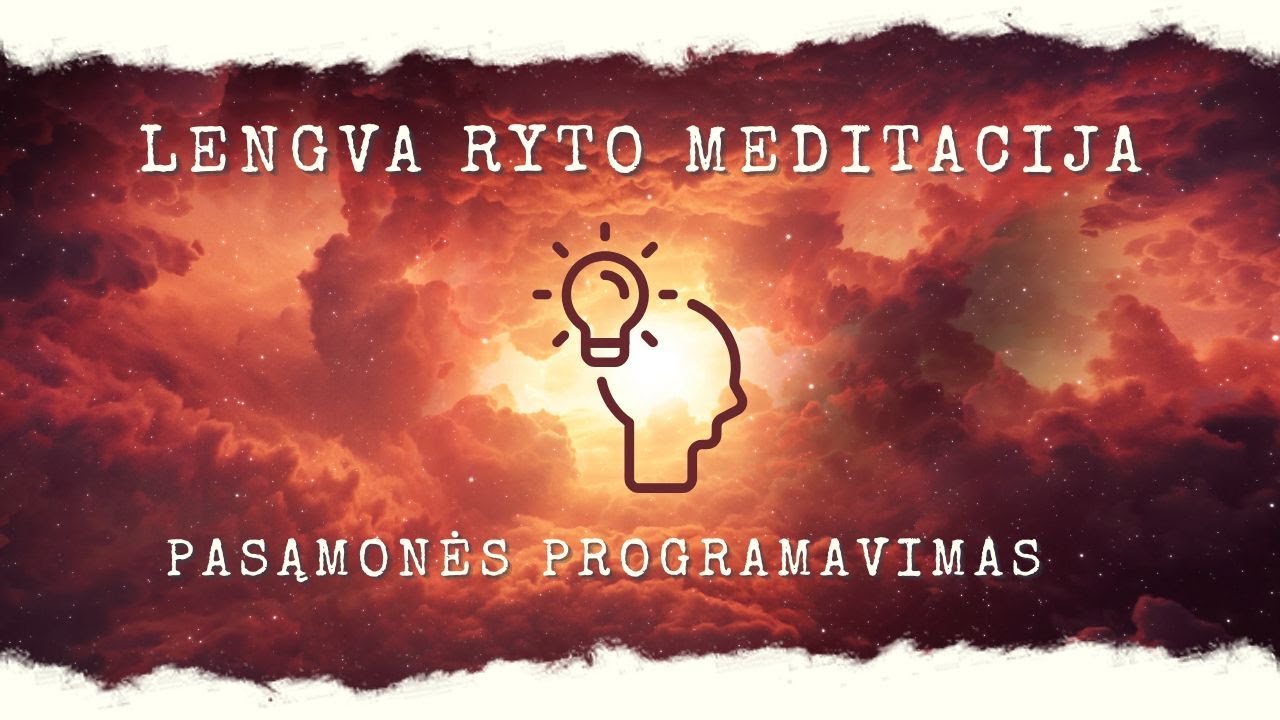 Rytinė Meditacija Vos Nubudus | Pasąmonės Programavimas  + Afirmacijos Pozityviai Dienai