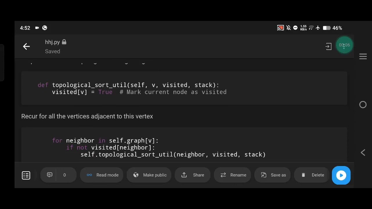 Python Program for Topological Sorting - Directed Acyclic Graph (DAG) Explained