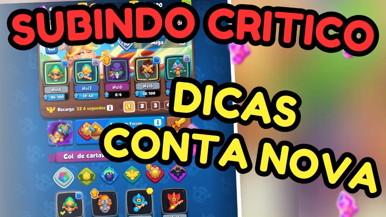 Rush Royale - UPANDO A CONTA NOVA!! DICAS INICIANTE!!