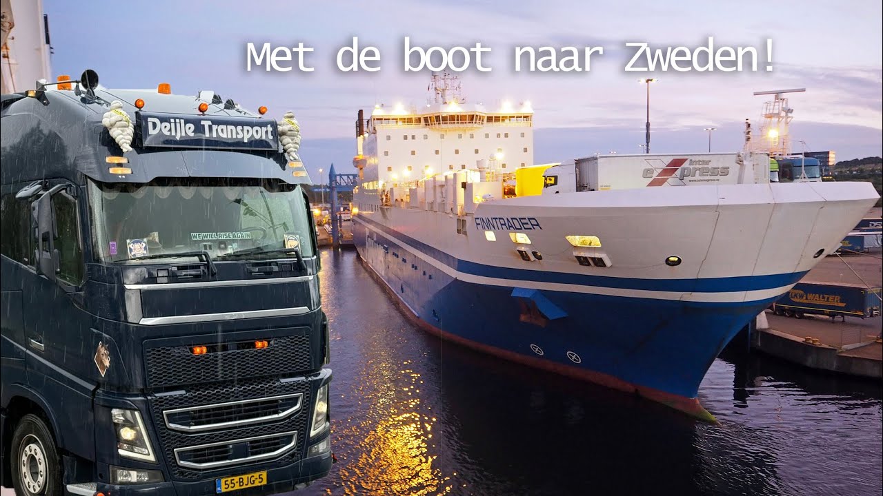 Met de boot naar Malmö, Zweden! | Rob Ribbelink