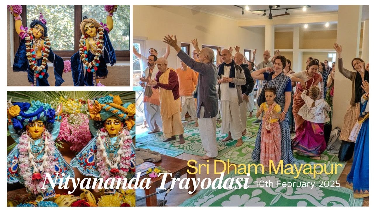 HH Krsna Kshetra Swami  Mayapur Yatra Nityananda Trayodasi 10 Feb2025