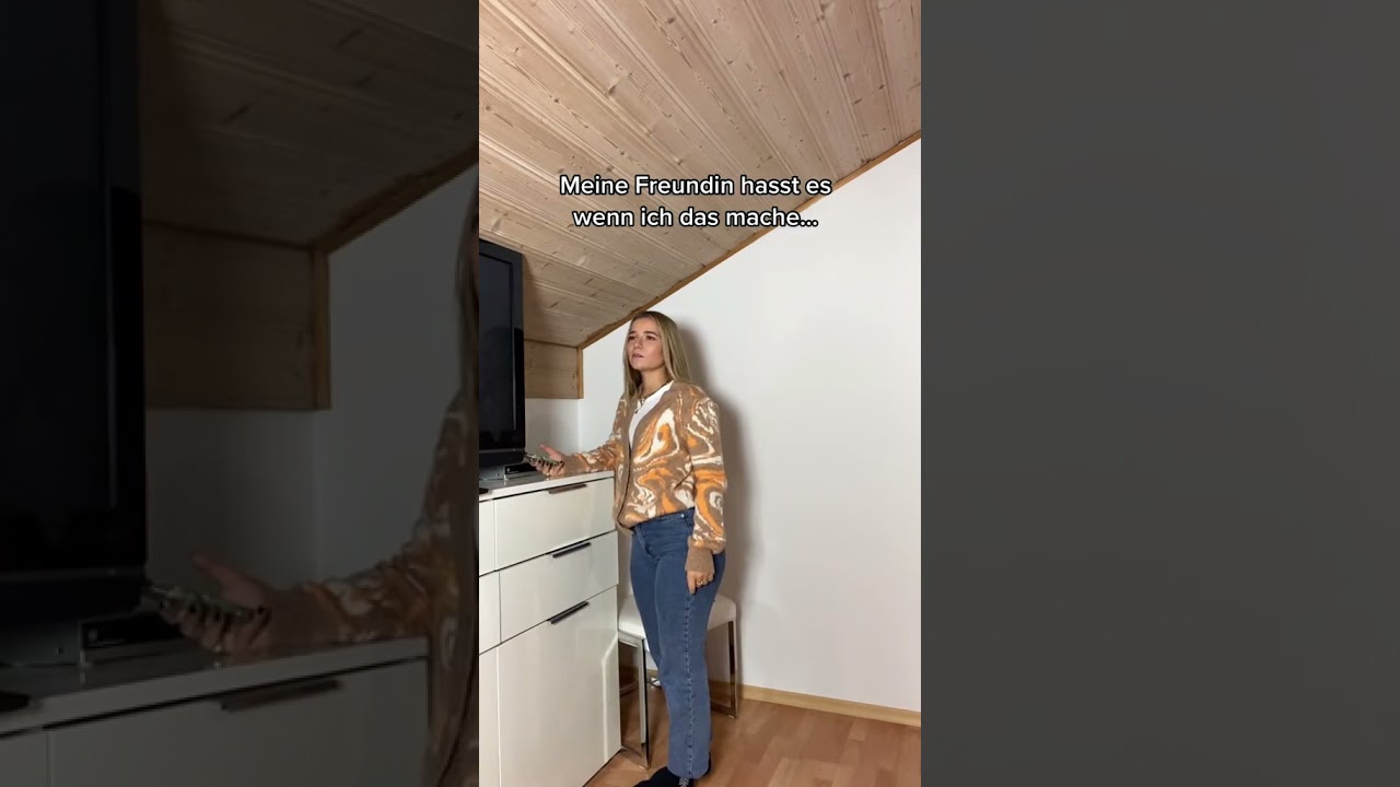 Meine Freundin hasst es, wenn ich das mache😱 #shorts #tiktok #couple #jonathanschoeck