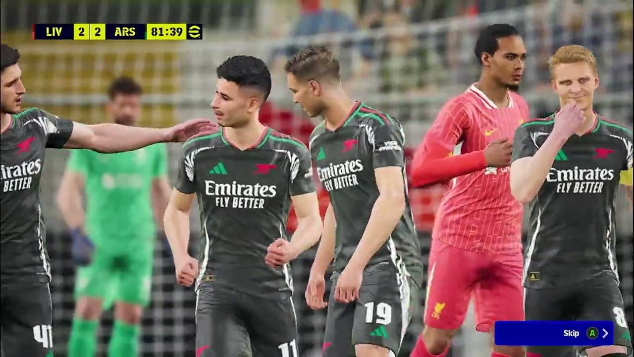 eFootball™ 2025 Liverpool vs Arsenal