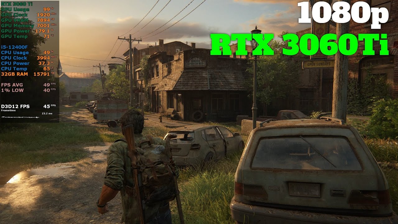 The Last of Us Part I | RTX 3060 Ti | 1080p All Settings