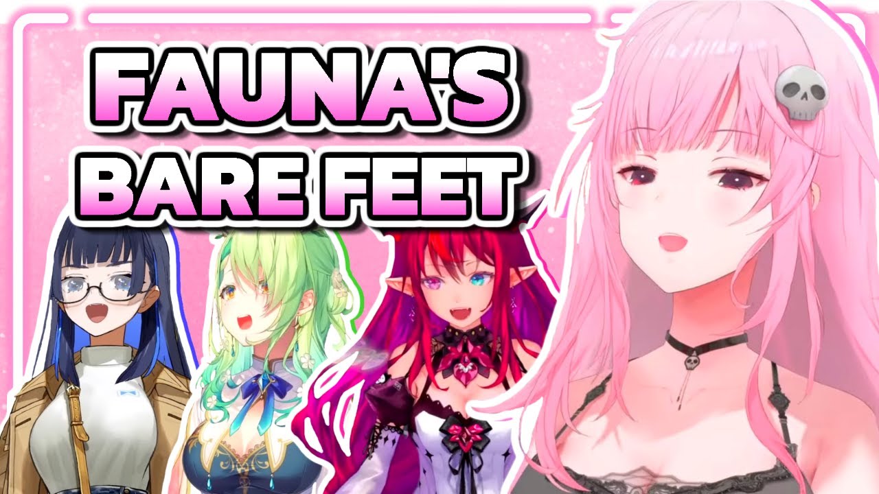 Calli, Fauna, IRyS, and Kronii Discuss Bare Feet in hololive【hololive EN】