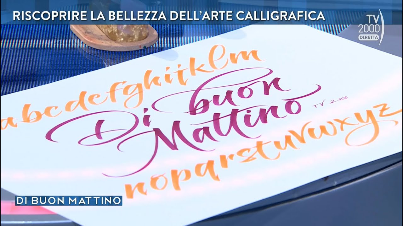 Di Buon Mattino (Tv2000) - L'arte della calligrafia