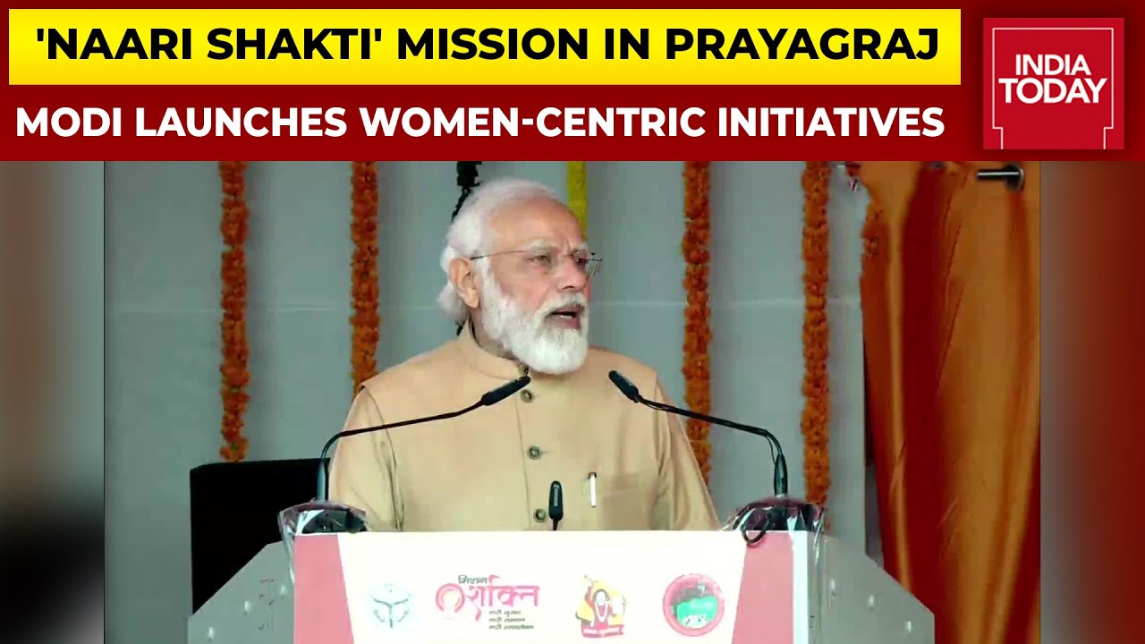 PM Modi Launches Women-Centric Initiatives In Prayagraj, Says Women's Empowerment Priority For Govt