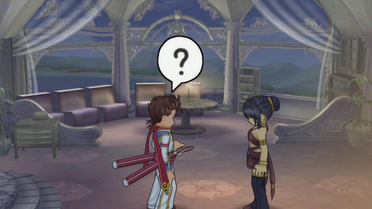 Tales Of Symphonia - Lloyd wants to spend the night with Sheena❤ Affection Scene - (SheLloyd)