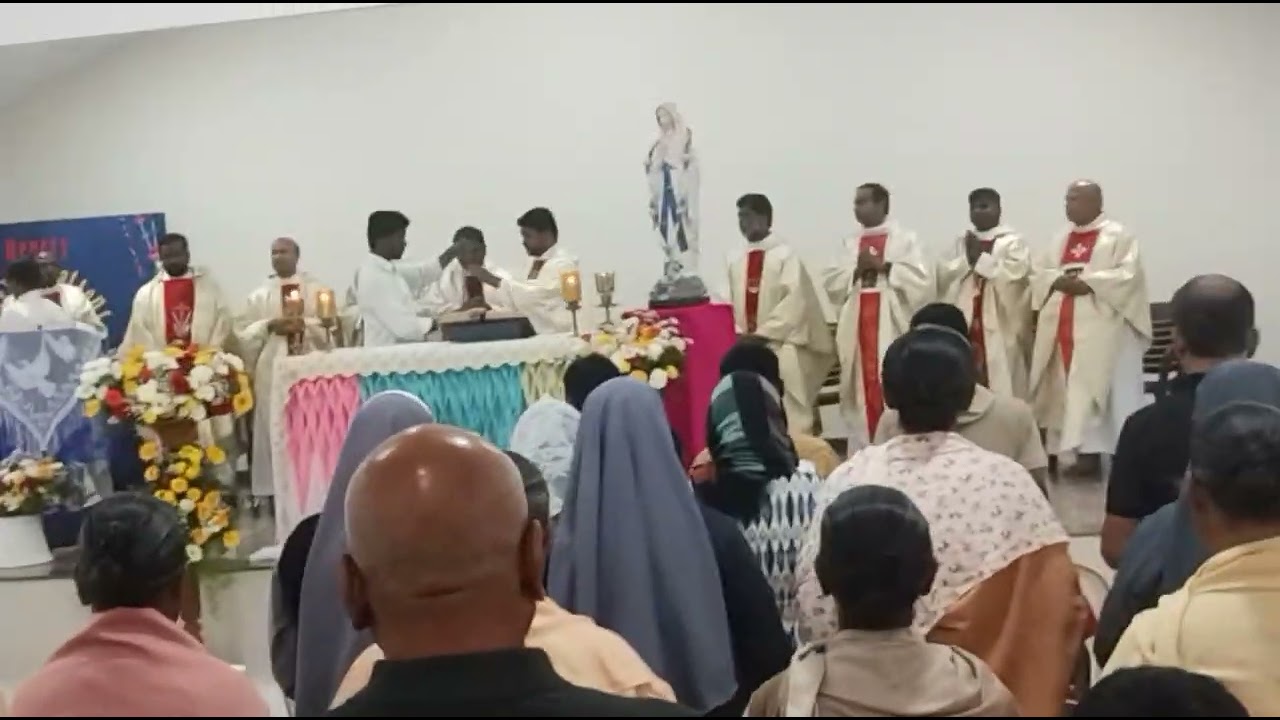 Thanks Giving Holy Mass by Fr Edwin Babu & Fr   Peyyala Babji @barnabite Fathers / Bangalore ❤️