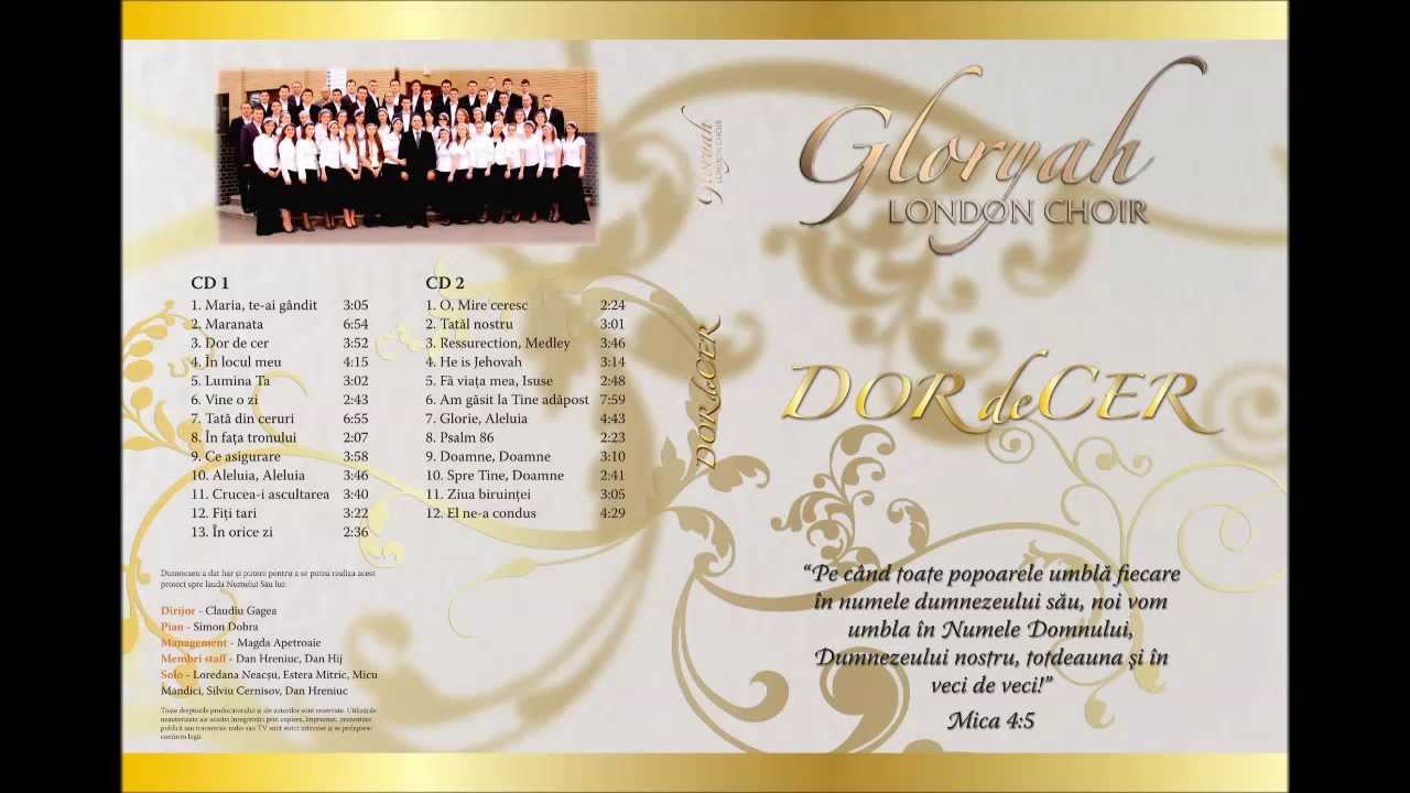Tata din ceruri - Gloryah London Choir (Corul Bisericii Betleem Londra)