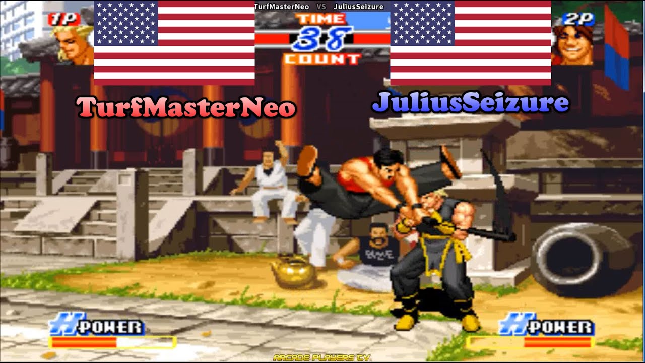 Real Bout Fatal Fury 2 ➤ TurfMasterNeo (Usa) vs JuliusSeizure (Usa) rbff2