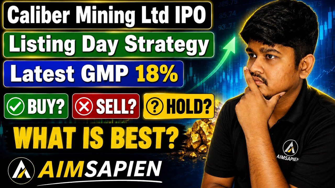 Caliber Mining and Logistics ipo mai kya kare listing ke din? | Aimsapien 
