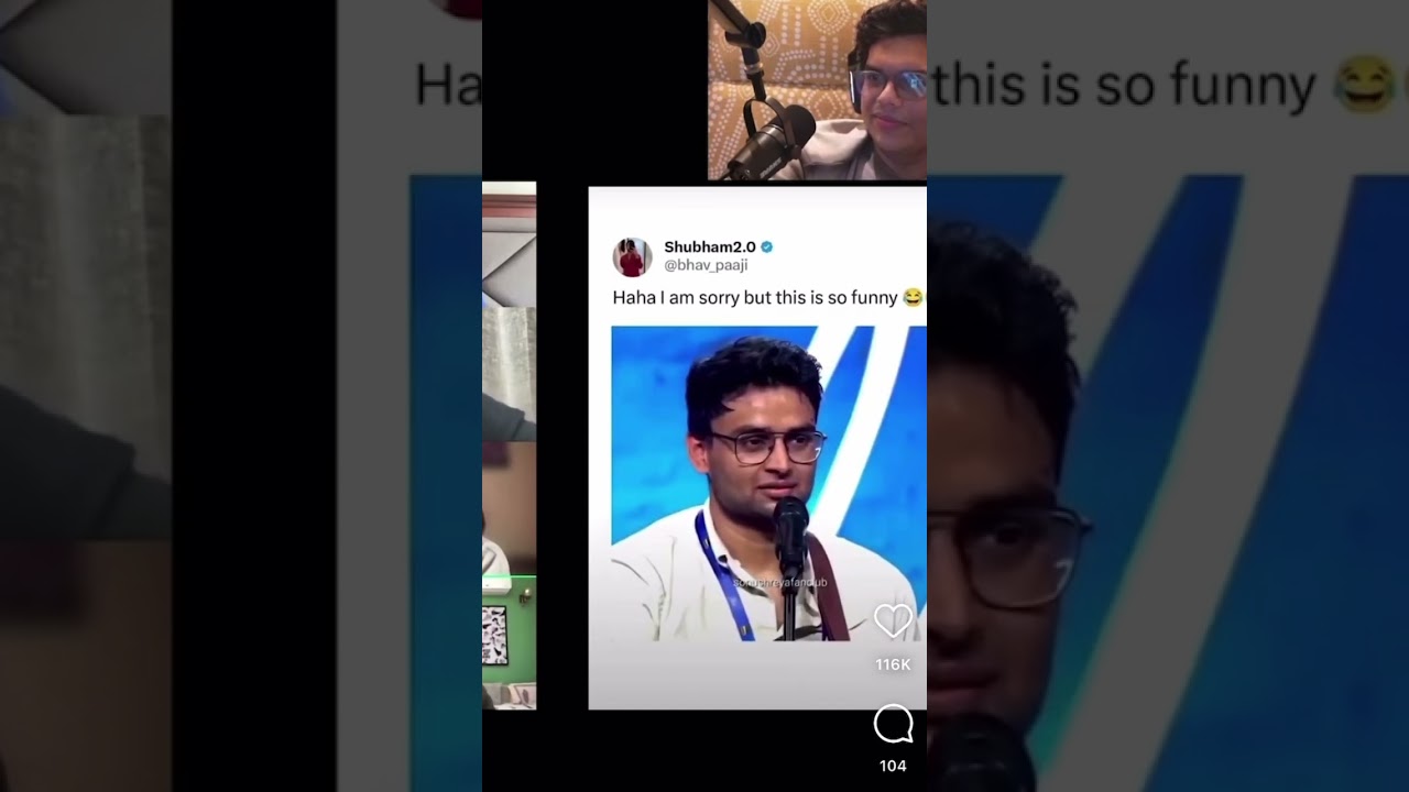 Tanmay reacts 😆 😂 #music #vishaldadlani #indianidol #tanmaybhat #memes #desimemes