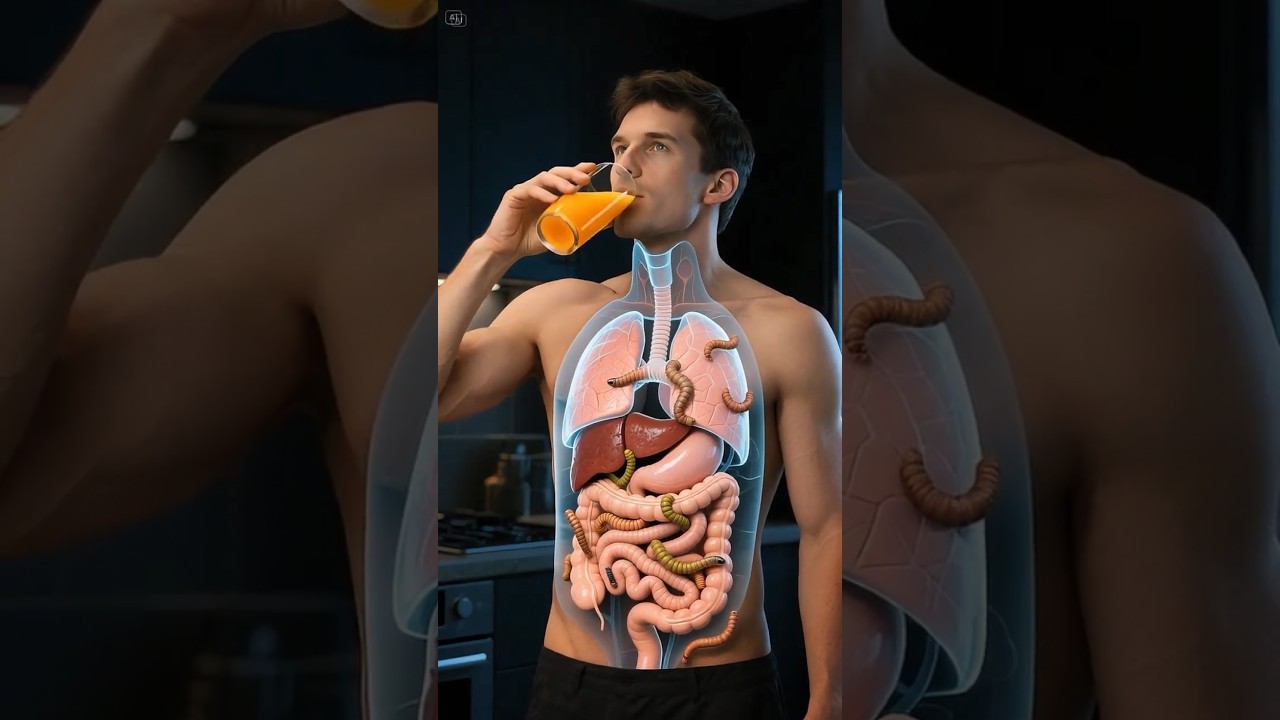 Inside Your Body After You Drink Juice! | 3D Parasite View | 3D Educational Animation