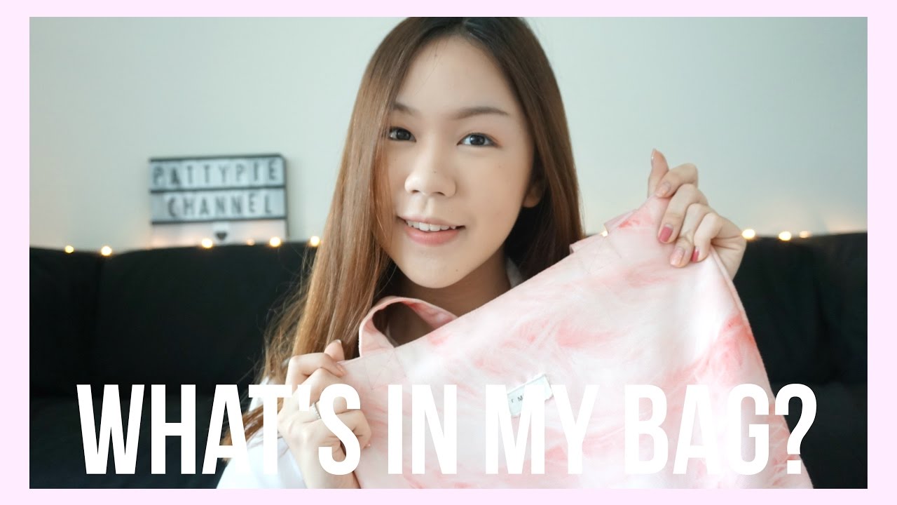 ♥ เปิดกระเป๋า WHAT'S IN MY BAG? VER: พกอะไรไปมหาลัยฯ ♥ | pattypieee