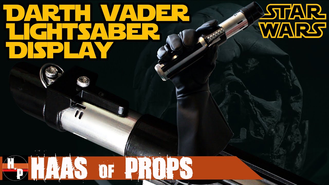 DARTH VADER Lightsaber 3D Print and Custom Display Stand | Darth Vader Star Wars LIGHTSABER 3d print