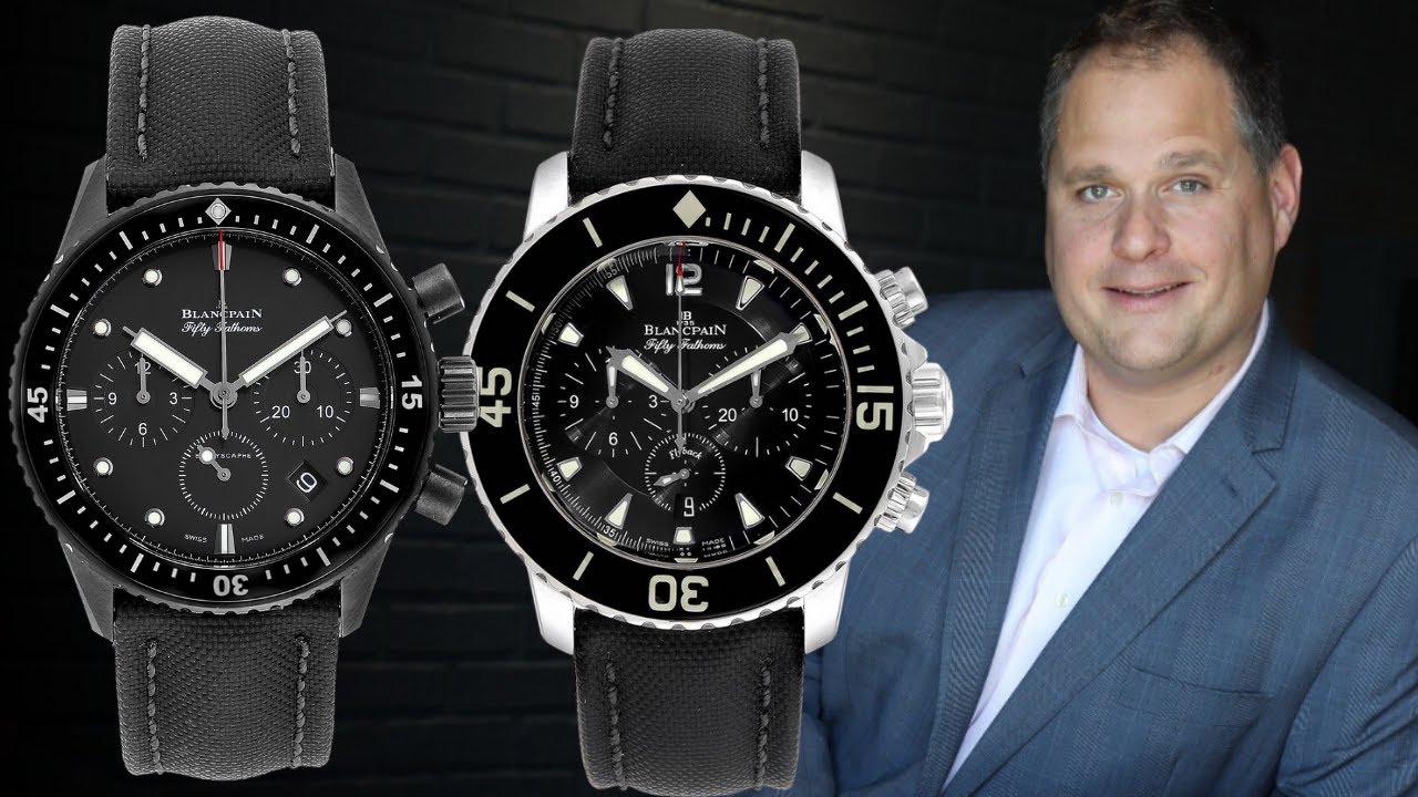 Blancpain Fifty Fathoms Bathyscaphe Ceramic 5200 and Blancpain Fifty Fathoms Flyback 5066f Review