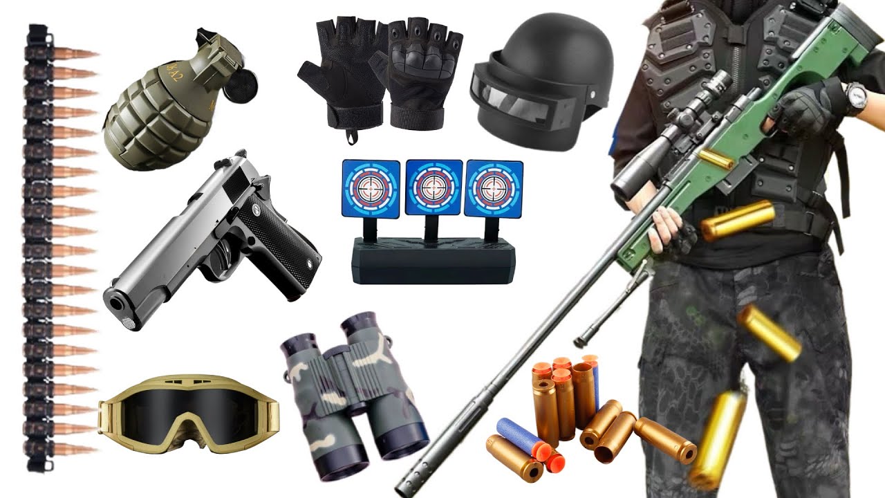 Children's simulation soft bullet gun awn eating chicken set boutique open-box sniper gun toy