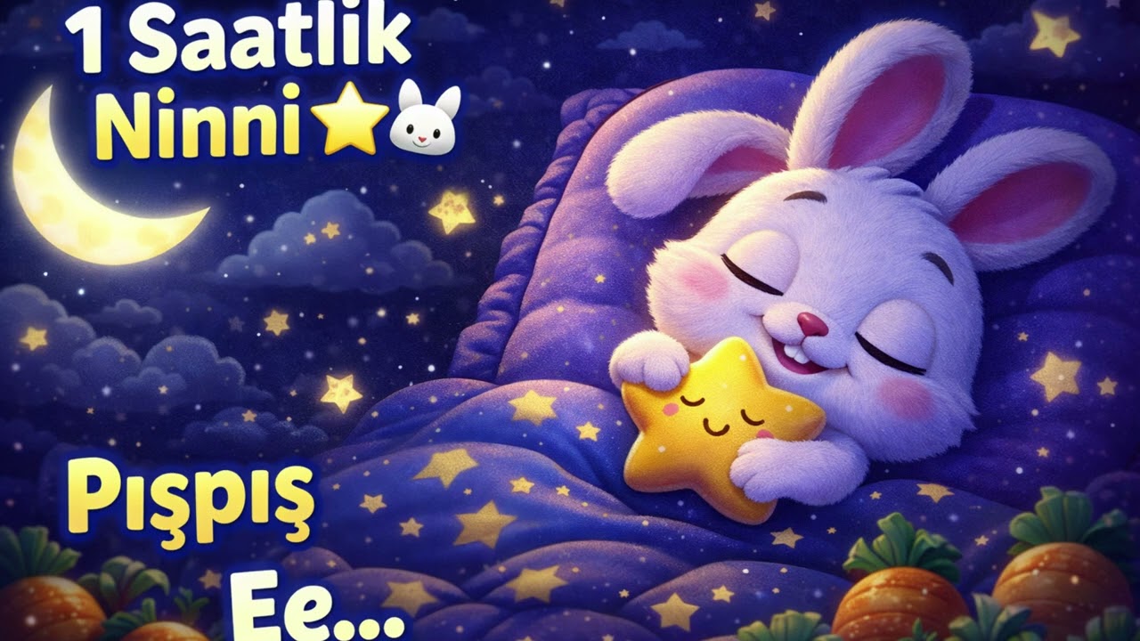 30 Dakika Kolay Uyutan Ninni 💤 Pış Pış Ee Ee Bebek Ninnisi (Derin Uyku Müziği)