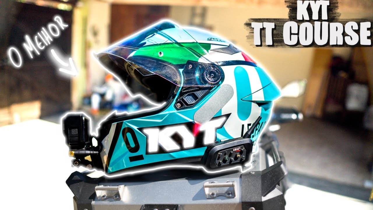 CAPACETE KYT TT COURSE - REVIEW SINCERO