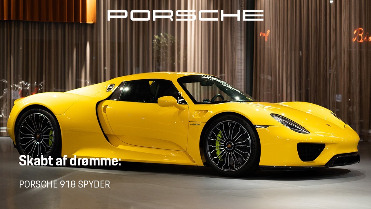 Skabt af drømme: Porsche 918 Spyder
