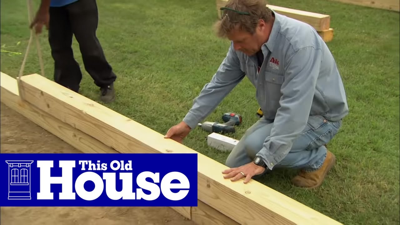 How to Build a Wheelchair-Accessible Raised Garden Bed | This Old House