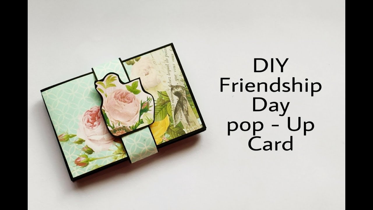 How to Make Friendship Day Special Pop Up Card / DIY Friendship Day Card | GIFT