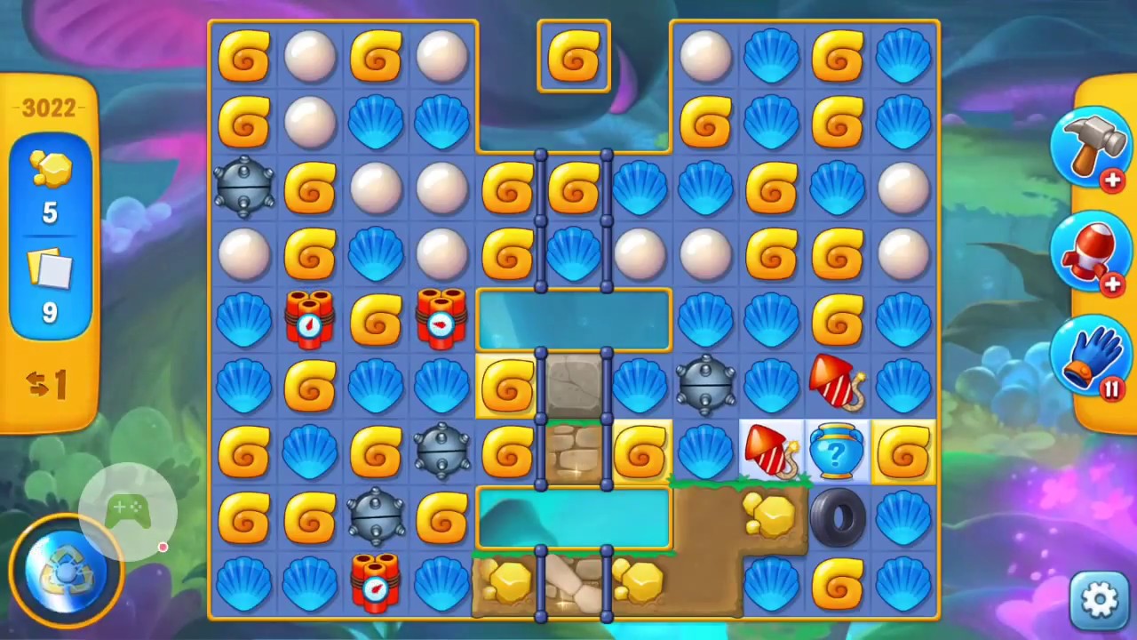 Fishdom level 3022