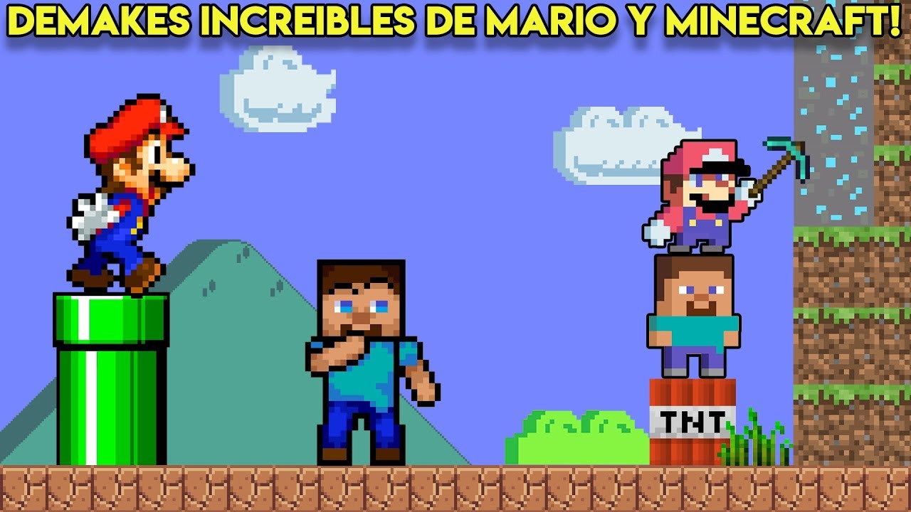 Los Demakes más INCREÍBLES de Super Mario Bros y Minecraft - Pepe el Mago