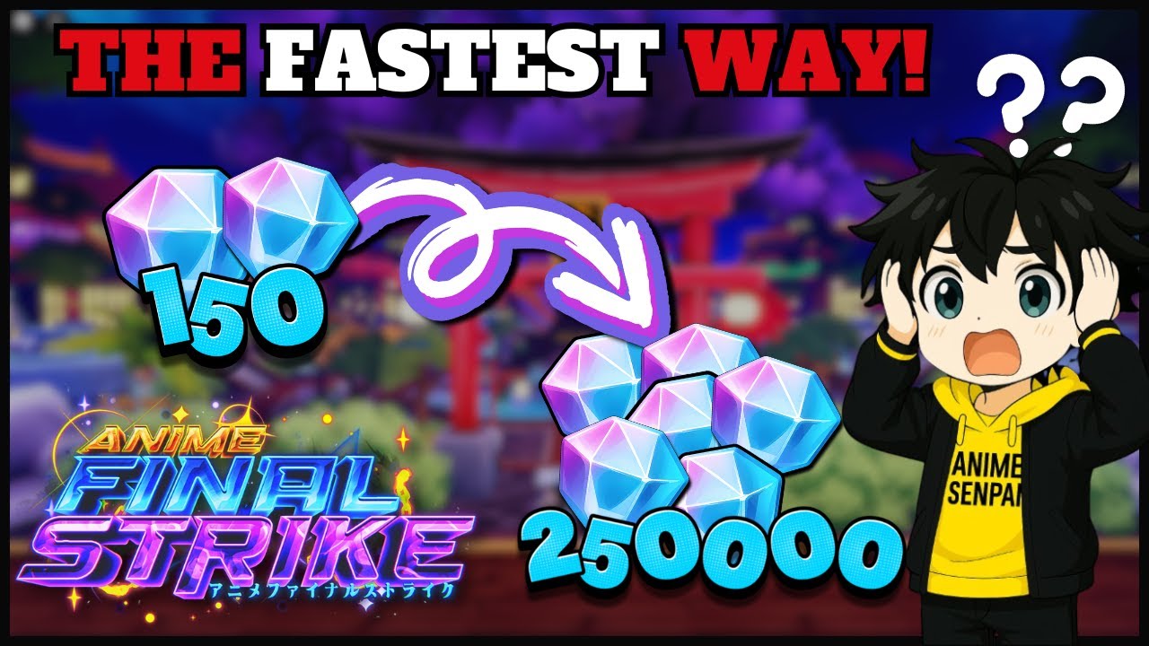 This Is The **Fastest Method** To Grind Gems | Anime Final Strike