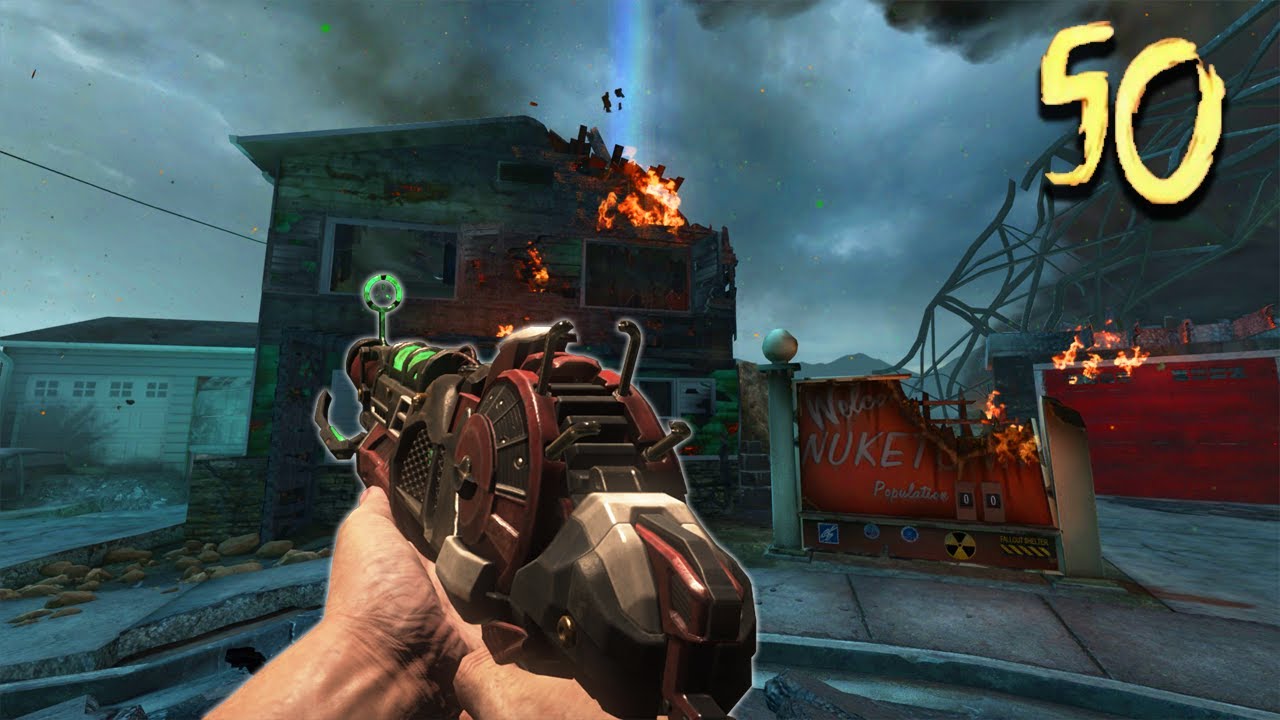 'NUKETOWN' ZOMBIES ROUND 50 CHALLENGE! (Black Ops 2 Zombies)