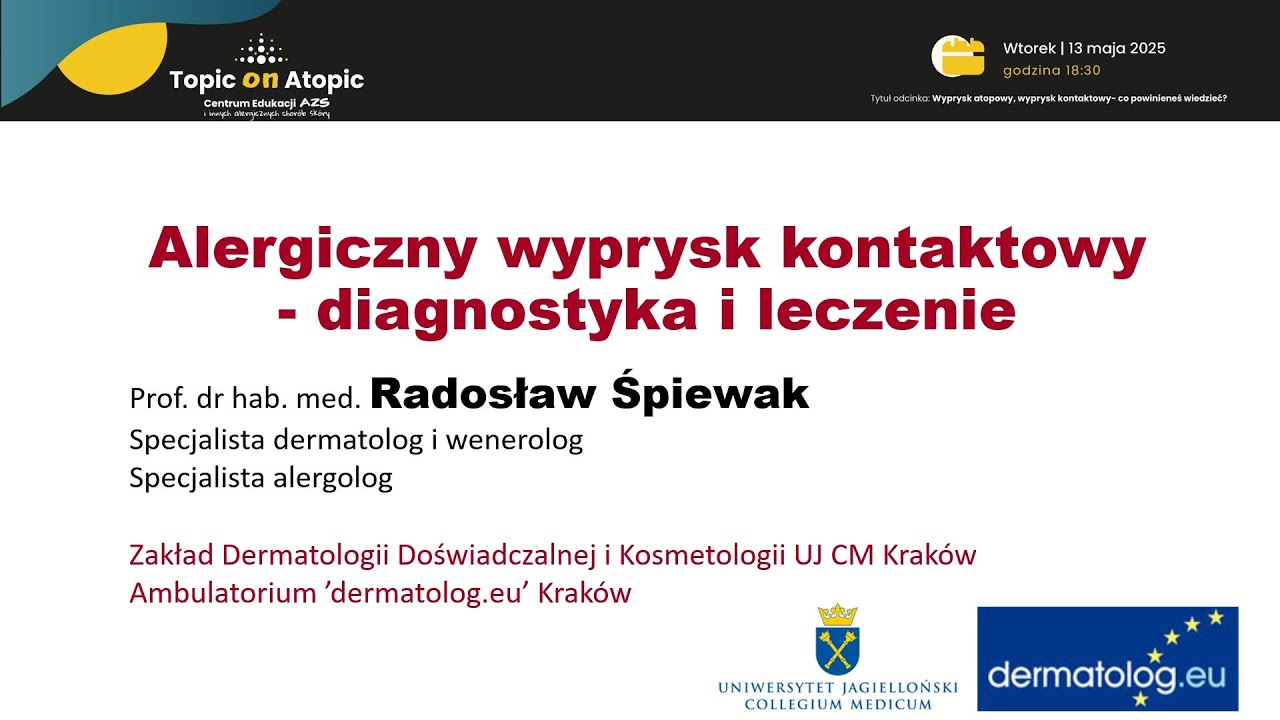 Alergiczny wyprysk kontaktowy - diagnostyka i leczenie