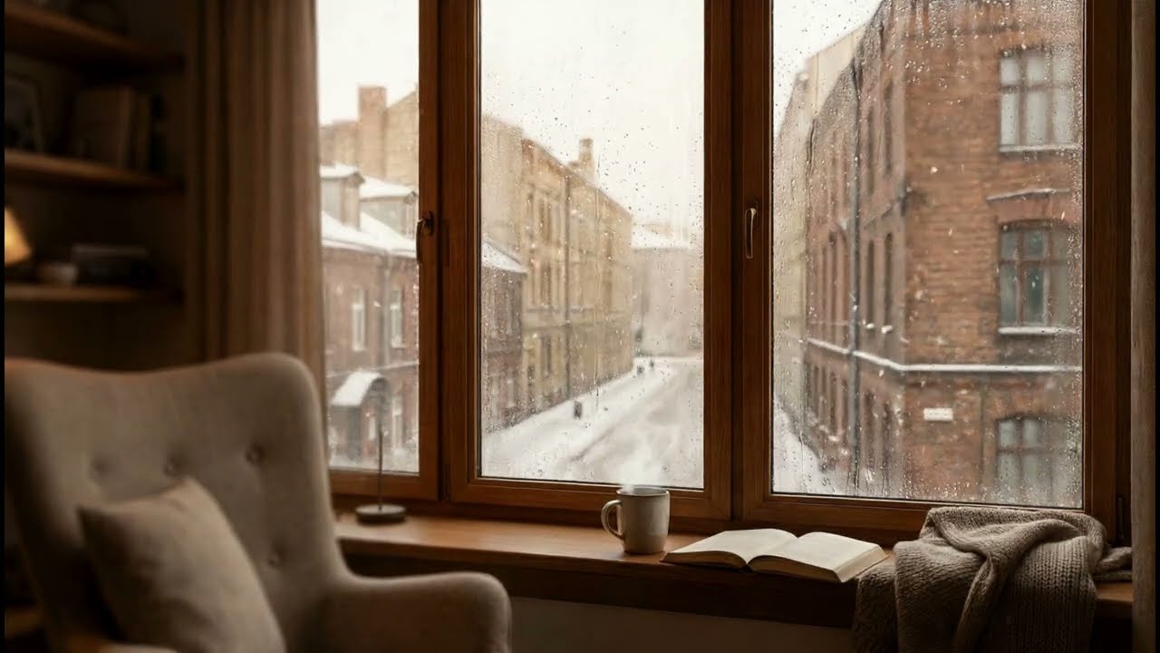 Snowy Night Lofi ❄️ Cozy Chill Beats for Study, Focus & Relaxation