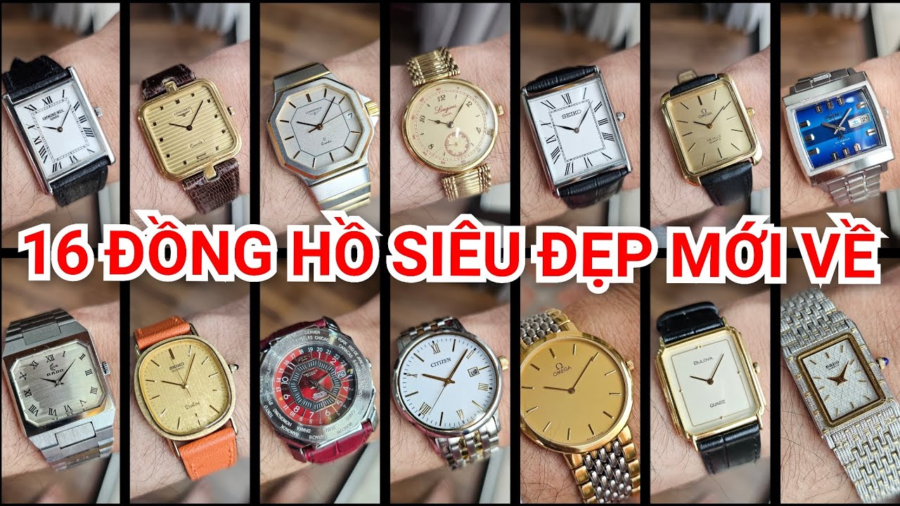 16 đồng hồ siêu đẹp mới về giao lưu