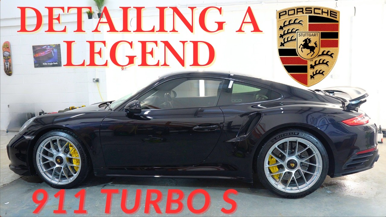 Невероятный процесс детейлинга PORSCHE 911 TURBO S