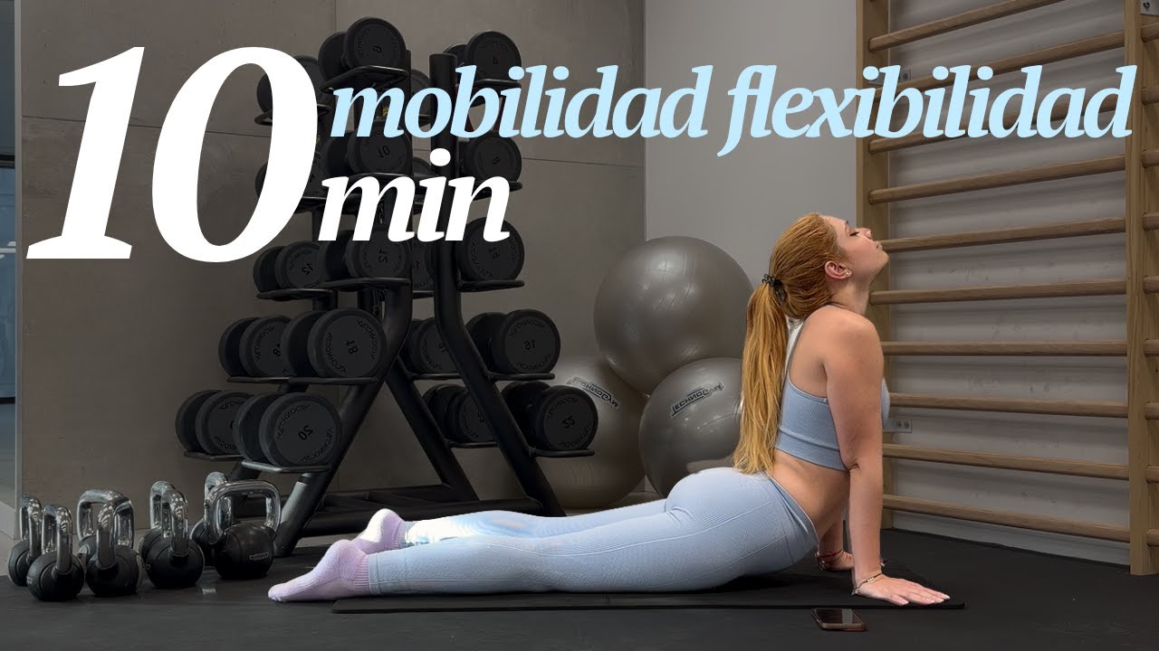 EJERCICIOS DE MOBILIDAD PARA FLEXIBILIDAD (sin equipamiento) 10min | codigo MONICA en PROZIS