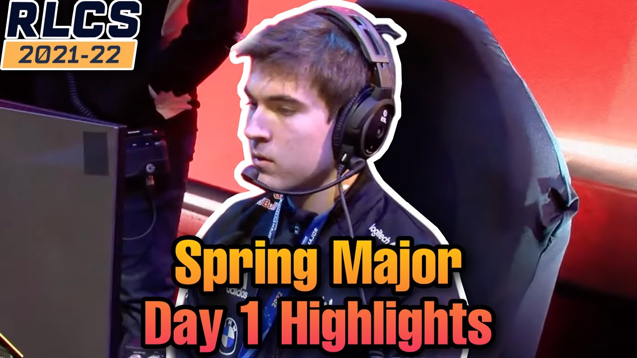 Spring Major Day 1 Highlights (All Goals) RLCS 2021-2022